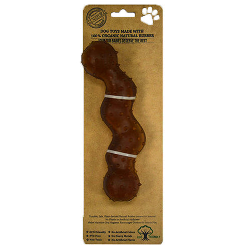 Indipets Natural Rubber Spikey Snake Toys