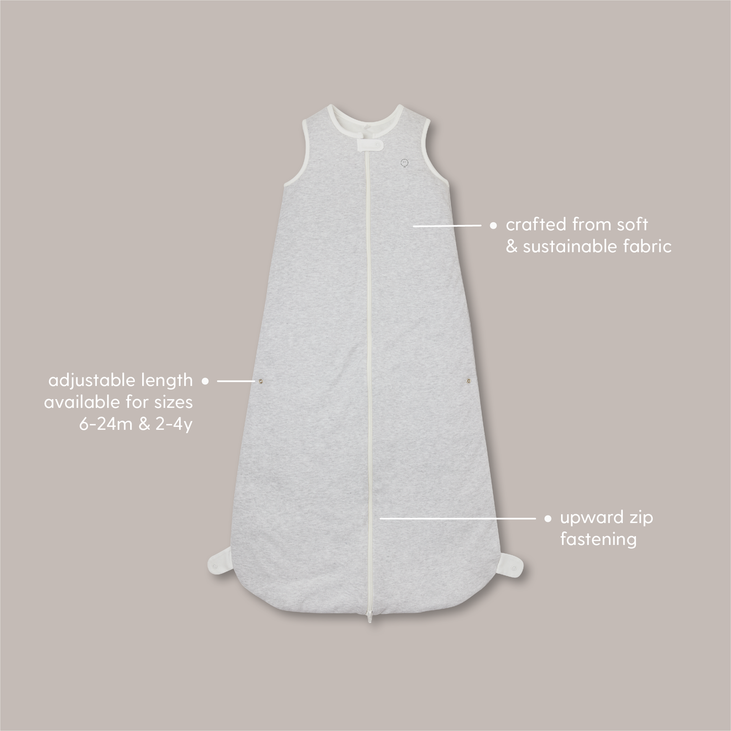 Bear Print Front Opening Sleeping Bag 2.5 TOG