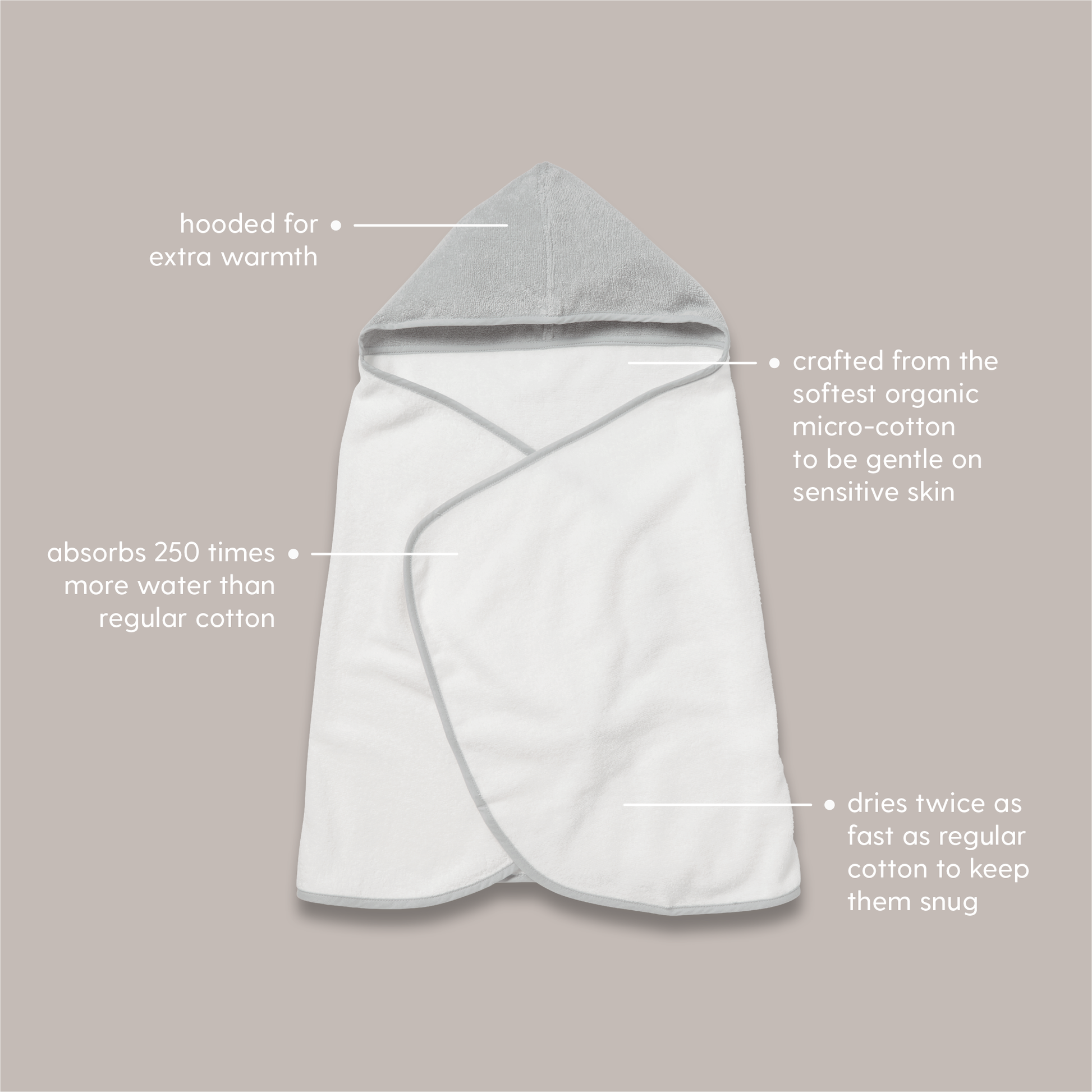 Bunny Baby & Kids Hooded Bath Towel