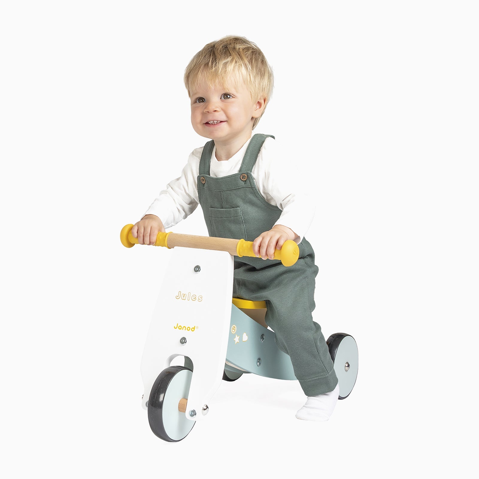 Janod Wooden Ride On - Happy Garden