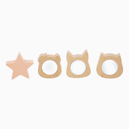 Janod Shape Sorter With Fabric - Pure