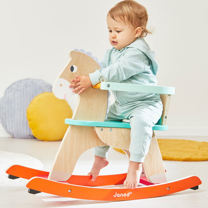 Janod Zigolos Colourful Rocking Horse