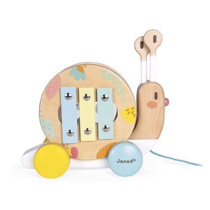 Janod Wooden Pure Pull-Along Snail