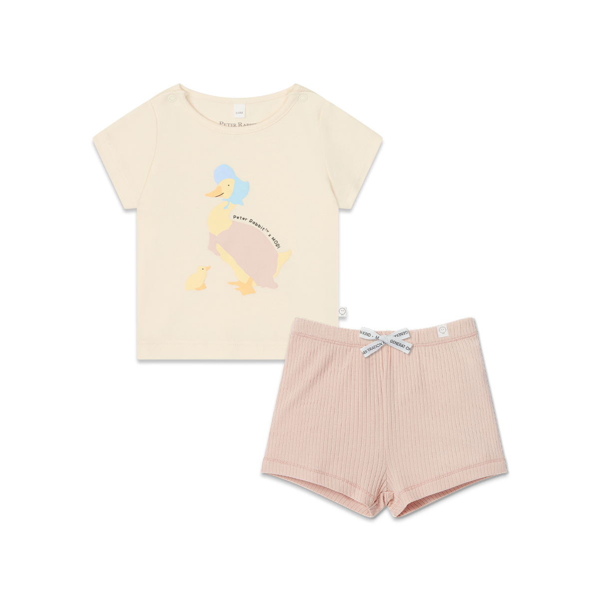 Jemima Puddle-Duck T-Shirt & Ribbed Shorts Outfit