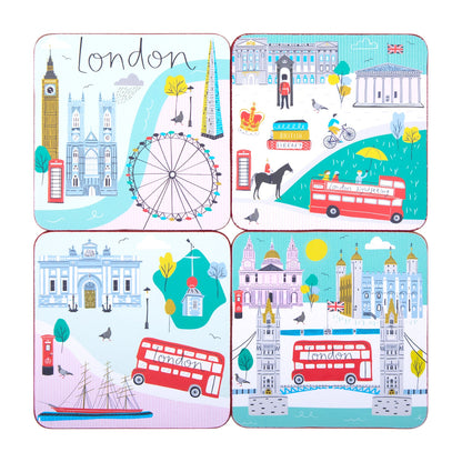Jessica Hogarth London Set of Four Coasters