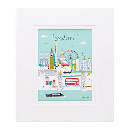 Jessica Hogarth London Skyline Small Print 10" x 12"