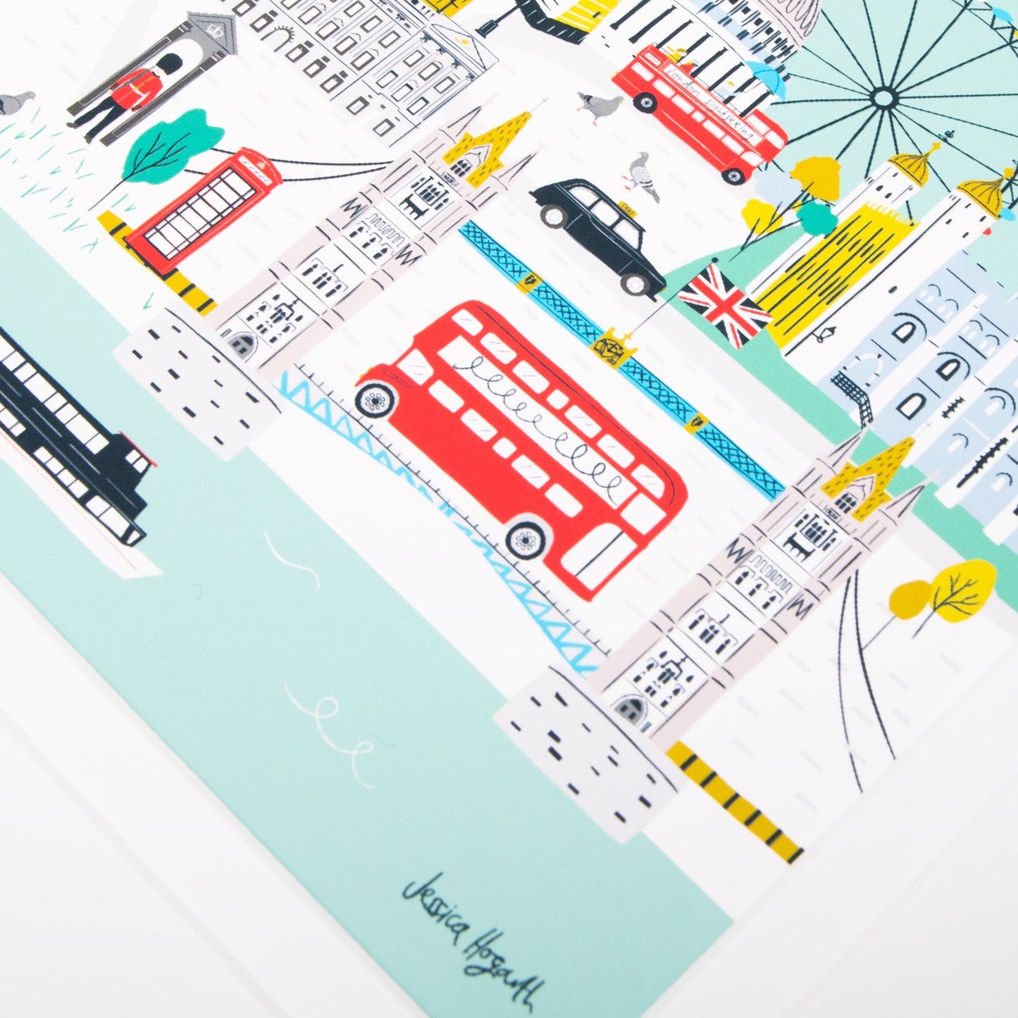 Jessica Hogarth London Skyline Small Print 10" x 12"