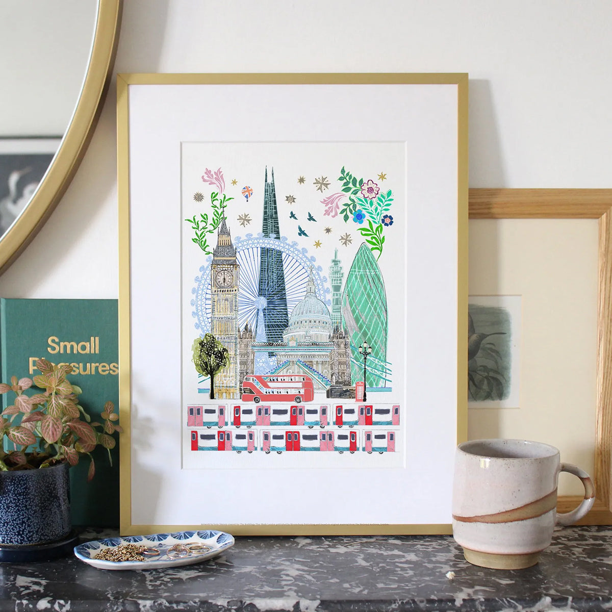 Josie Shenoy London Skyline A4 Print
