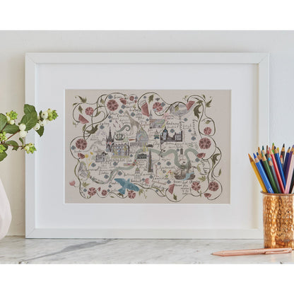 Josie Shenoy River Thames A4 Print