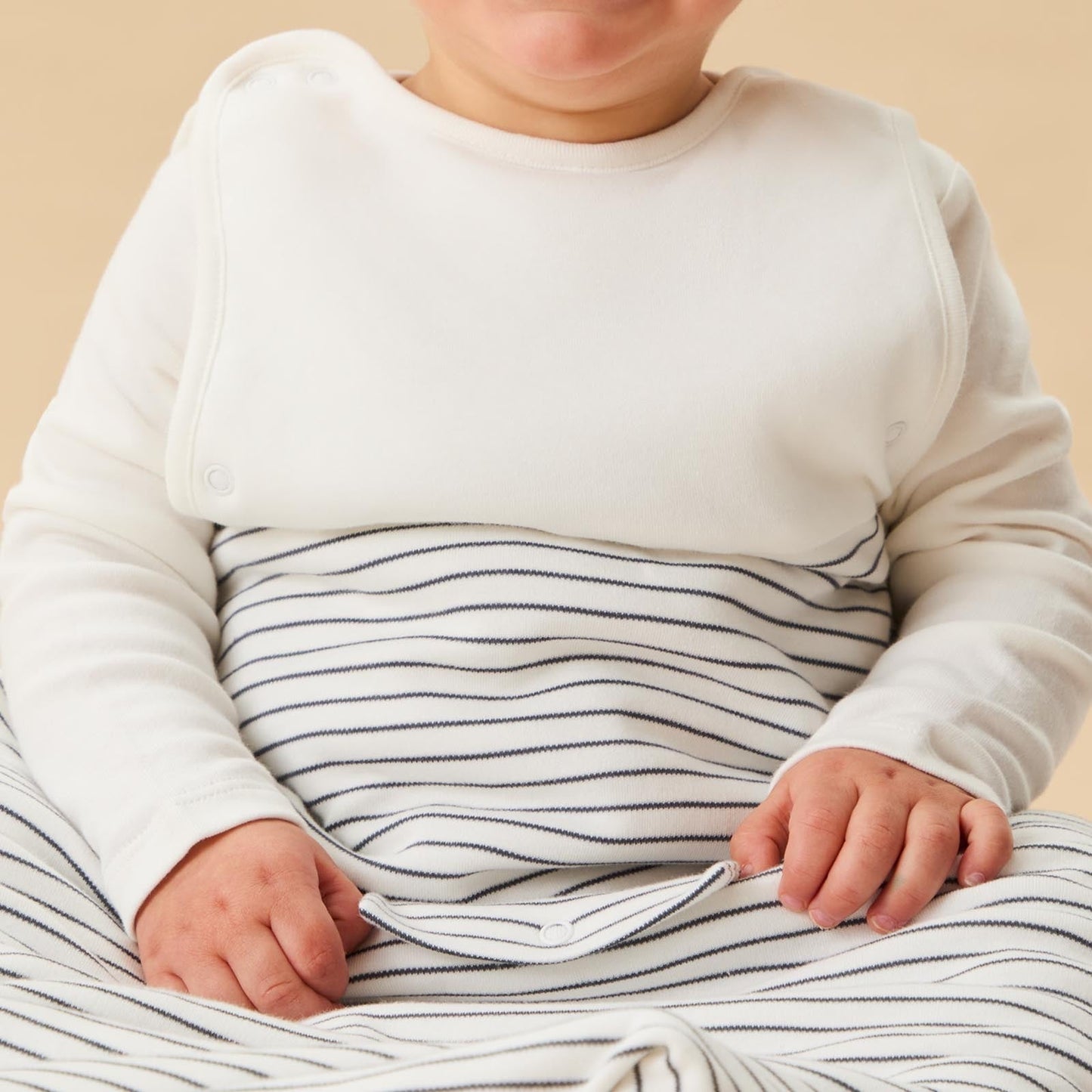 Clever Year Round Sleeping Bag 1.5 TOG - Grey Stripe