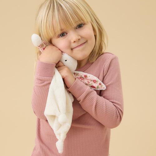 Jellycat Blossom Cream Bunny 'Berry' Comforter