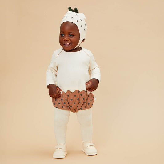 Christmas Pudding Bloomer Romper