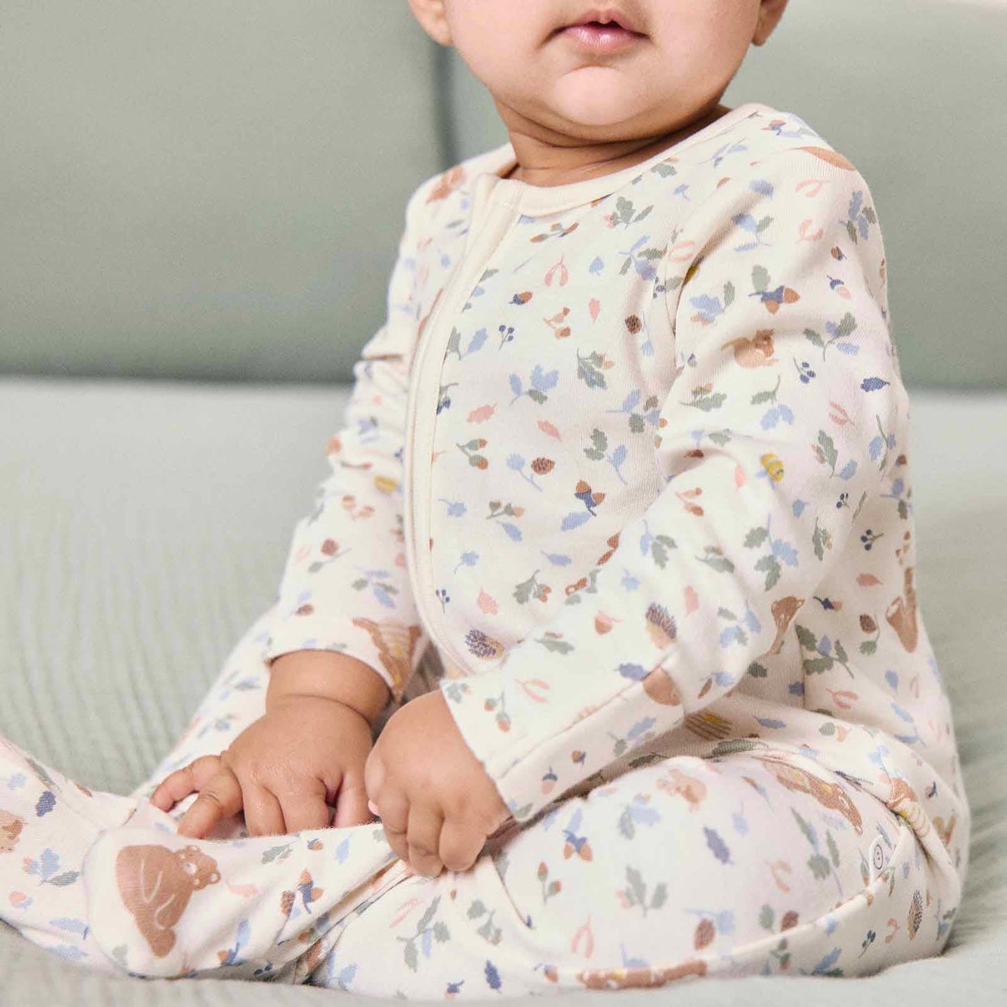 Bear Clever Zip Sleepsuit