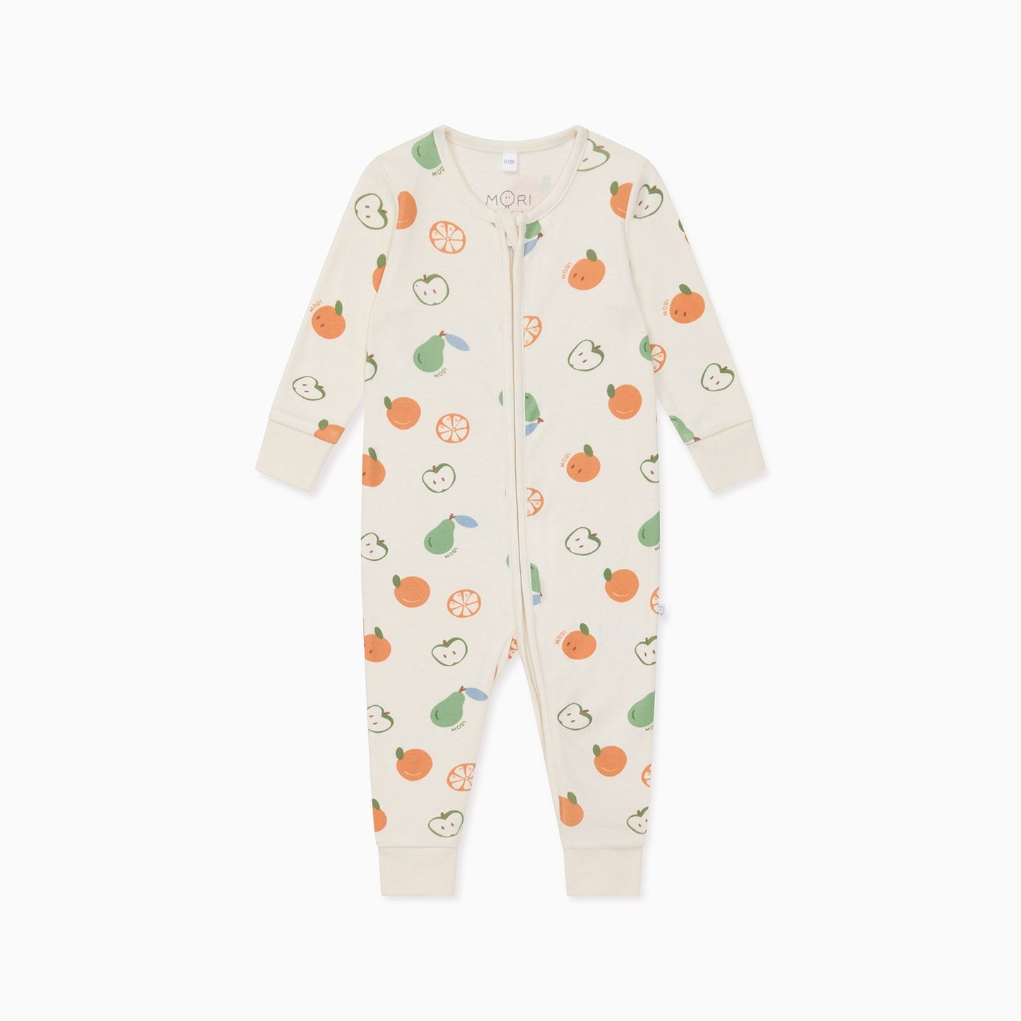 Fruit Print Clever Zip Sleepsuit