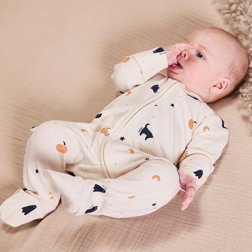Halloween Print Clever Zip Sleepsuit