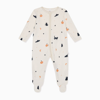Halloween Print Clever Zip Sleepsuit