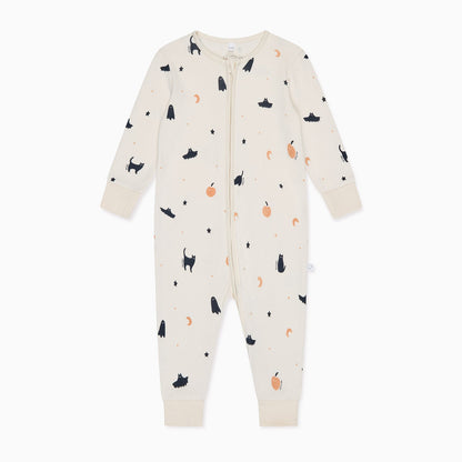 Halloween Print Clever Zip Sleepsuit