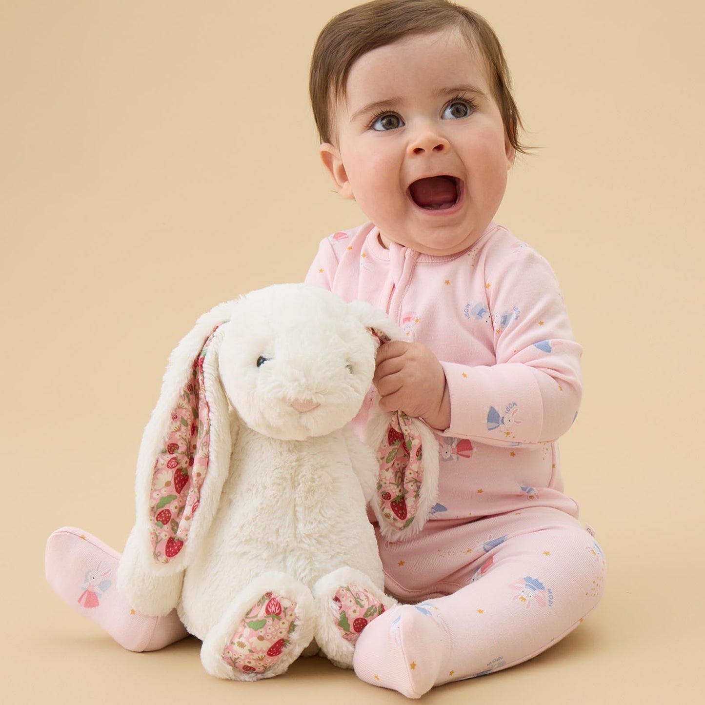 Jellycat Blossom Cream Bunny Berry Original
