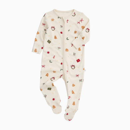 Christmas Clever Zip Sleepsuit