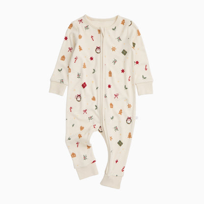 Christmas Clever Zip Sleepsuit