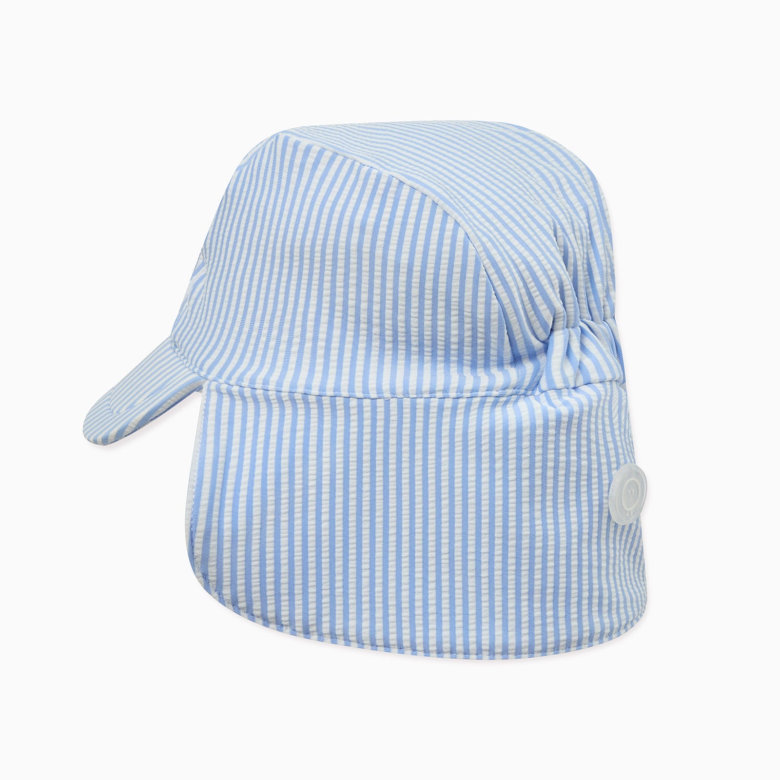 Cloud Stripe Seersucker Sunsafe Swim Hat