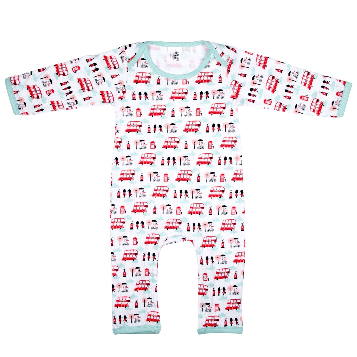Little Red Bus Baby Romper
