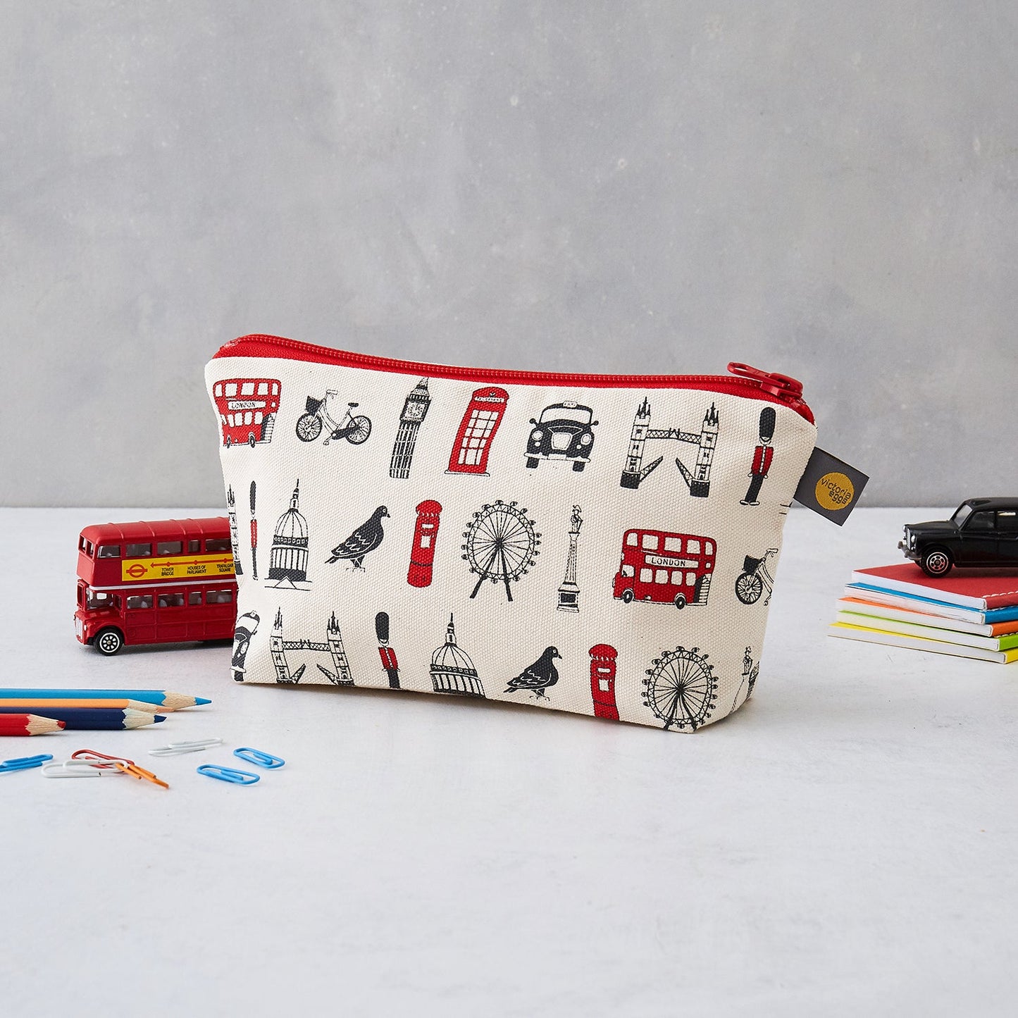 Victoria Eggs Simply London Cosmetic Bag