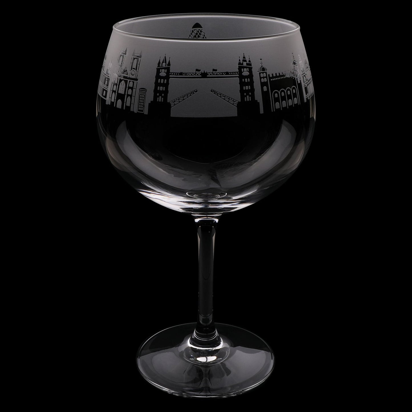 London Skyline Milford Gin Balloon Glass