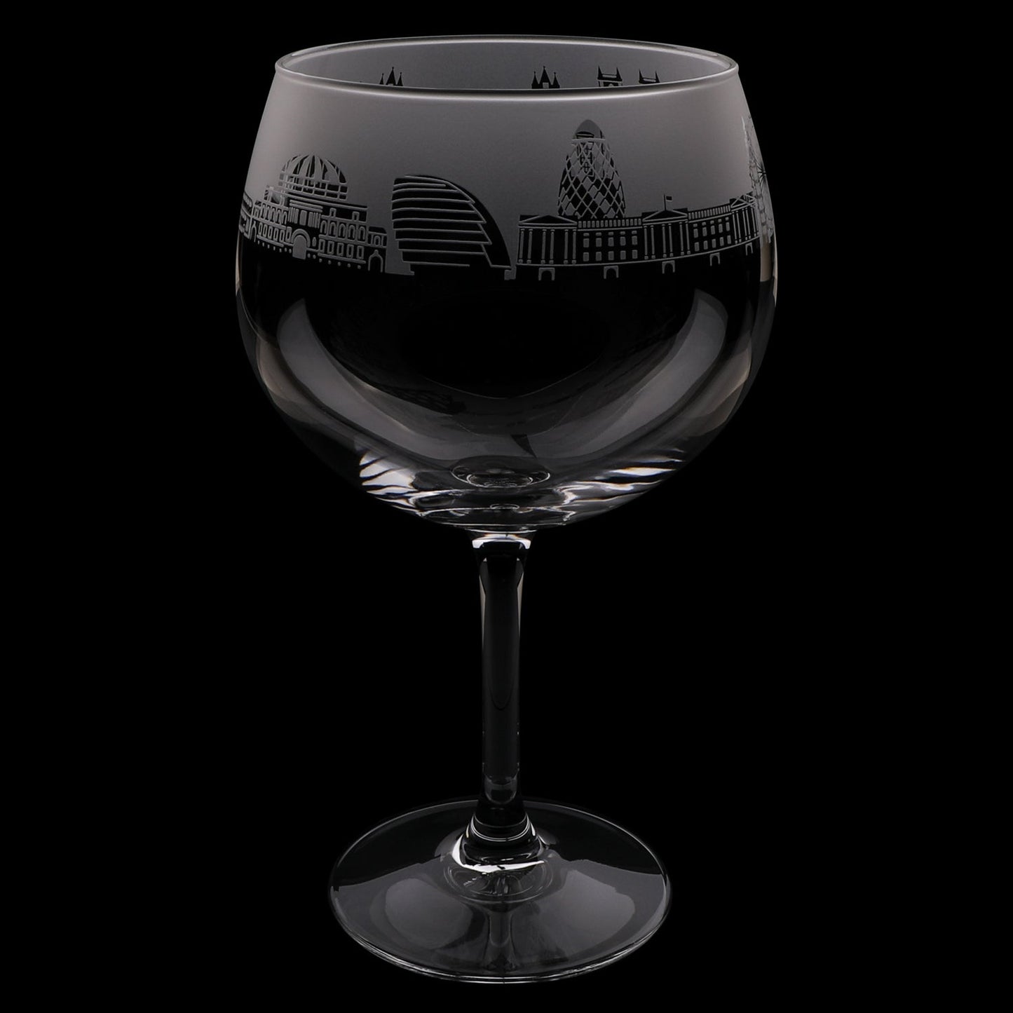 London Skyline Milford Gin Balloon Glass