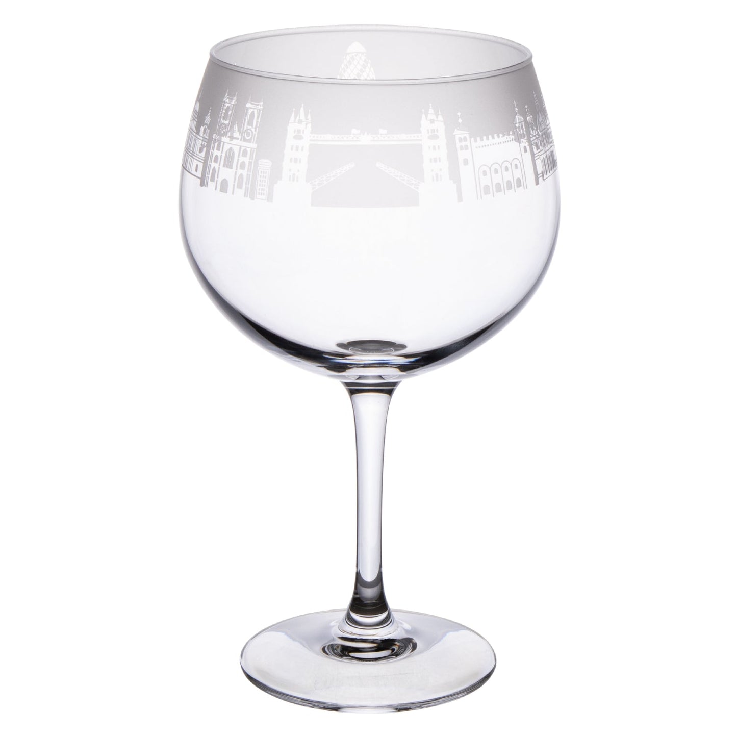 London Skyline Milford Gin Balloon Glass