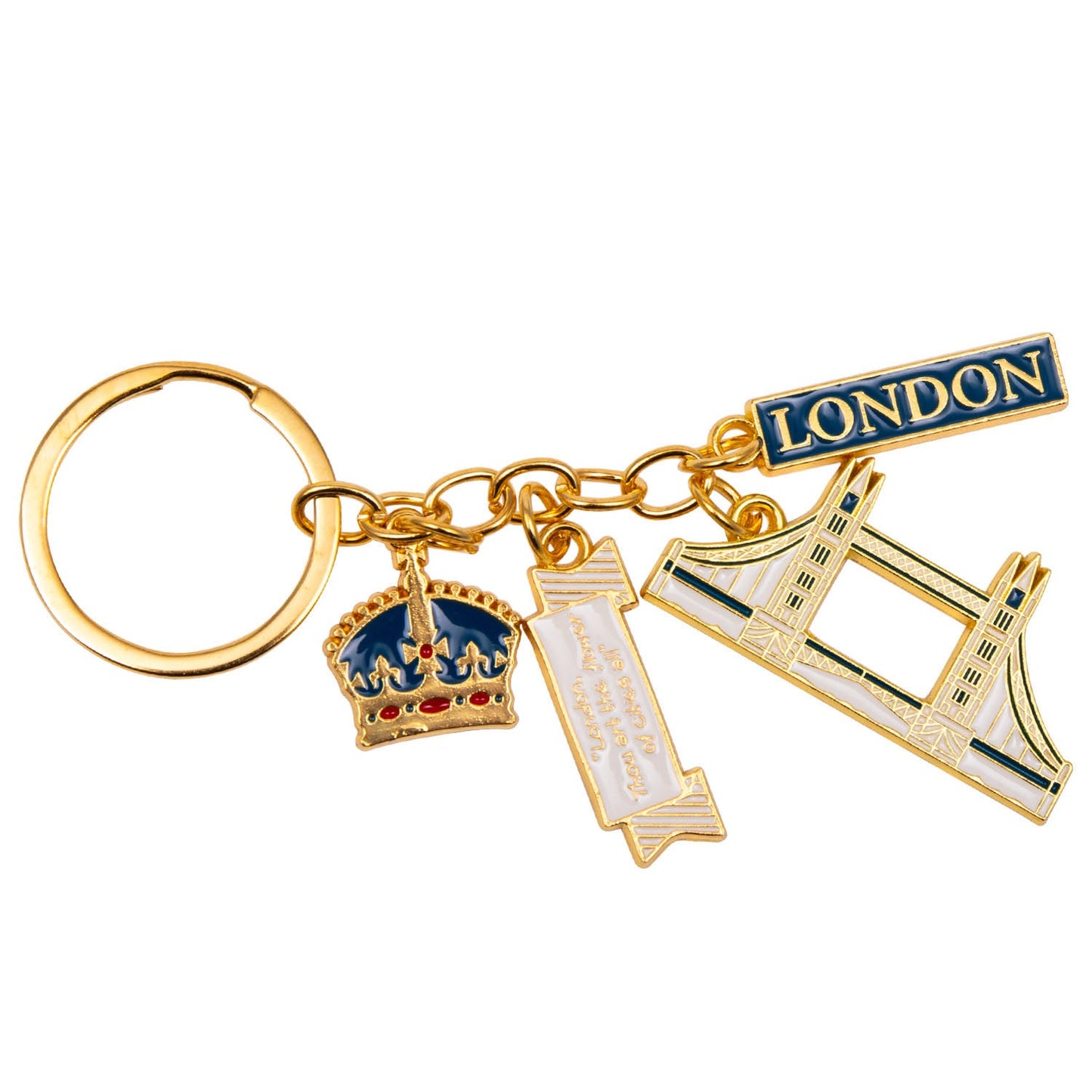 London Heritage Charm Keyring
