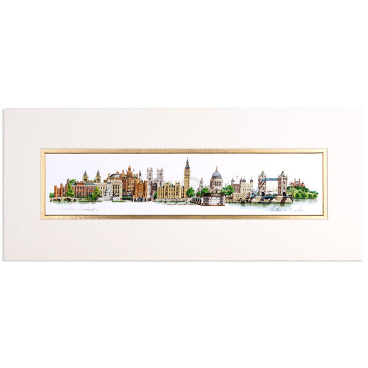 London Landmark Mounted Print