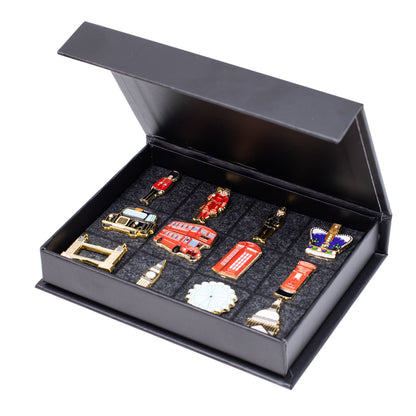 London Premium Enamel Pin Badge Set