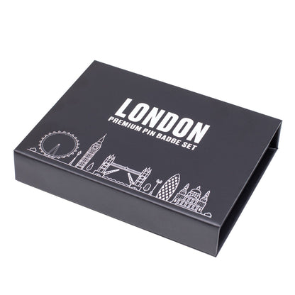 London Premium Enamel Pin Badge Set