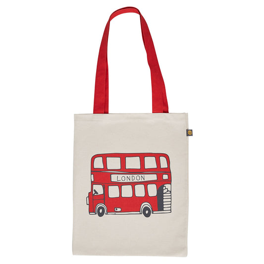 Victoria Eggs London Bus & Telephone Canvas Tote Bag