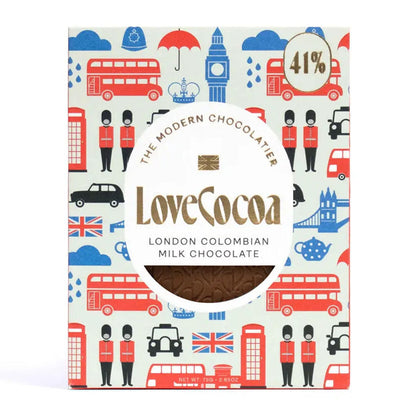 Love Cocoa Red Bus & Guard Milk Chocolate Bar