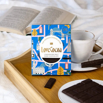 Love Cocoa Tower Bridge & Icons Sea Salt Dark Chocolate
