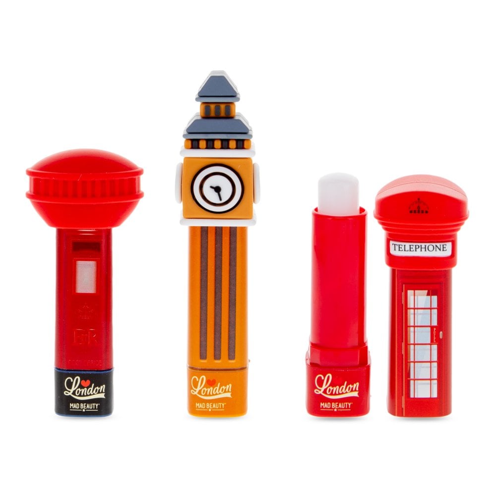 Mad Beauty London Lip Balms Box