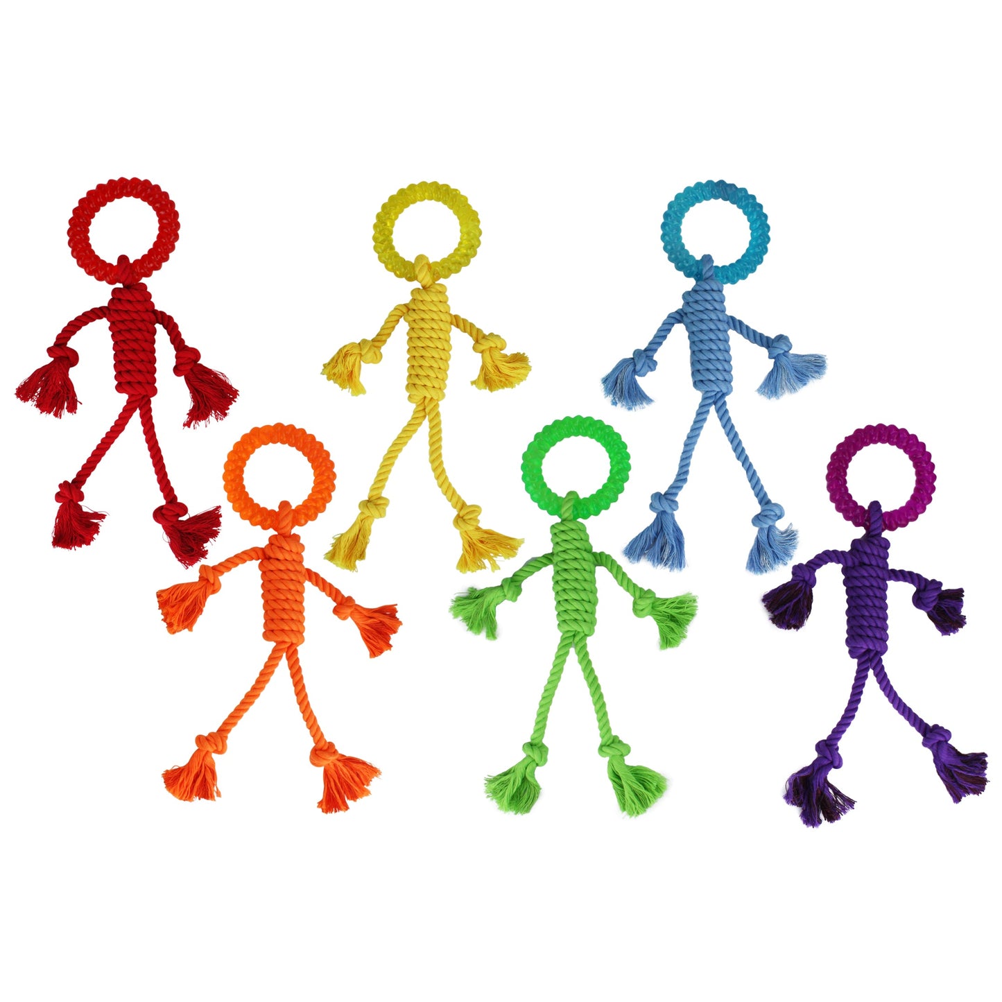 Multipet Nuts for Knots Rope Man Toy