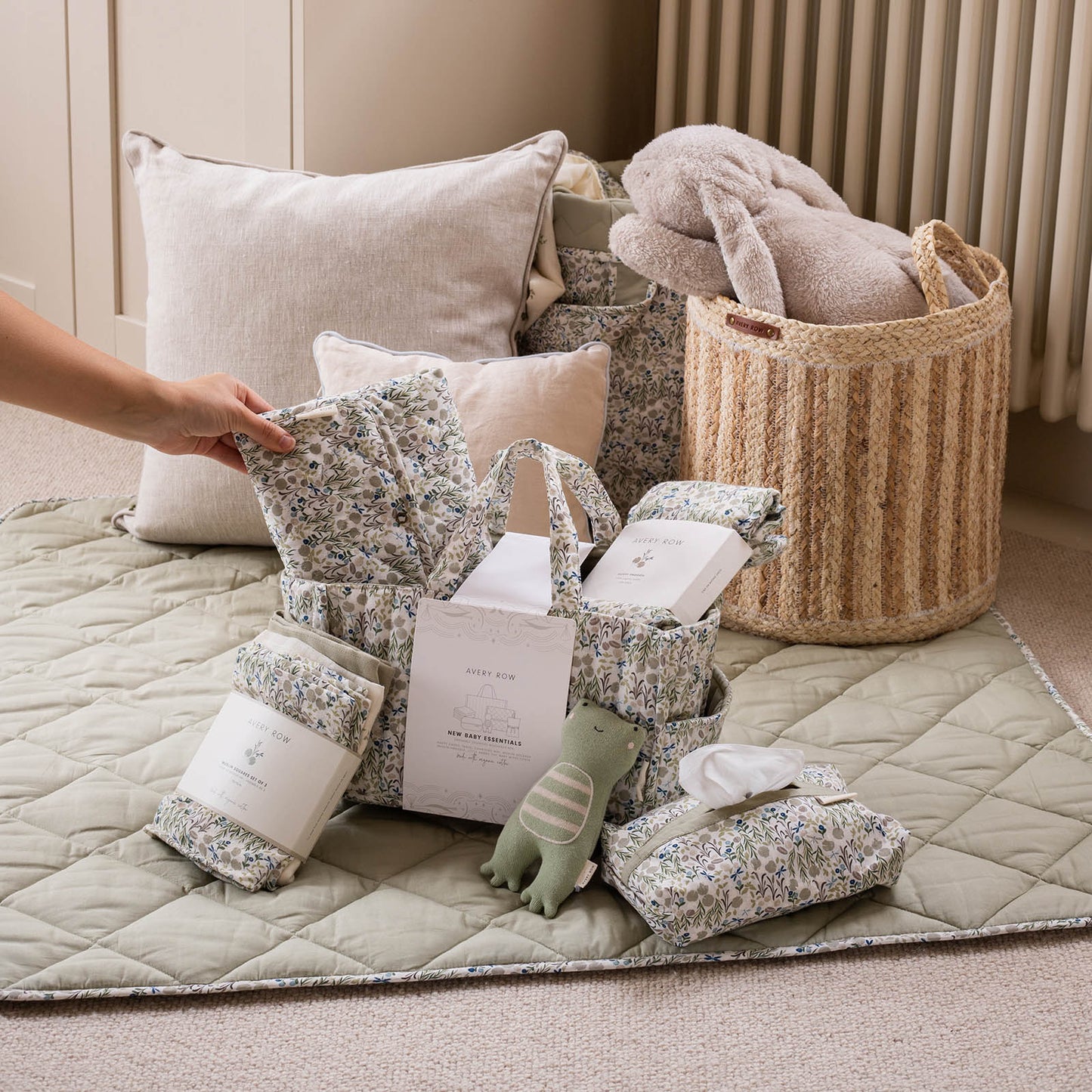 Avery Row New Baby Essentials Gift Set - Riverbank