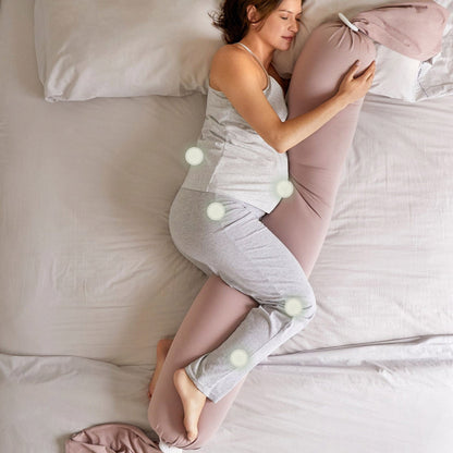 bbhugme Pregnancy Pillow - Dusty Pink