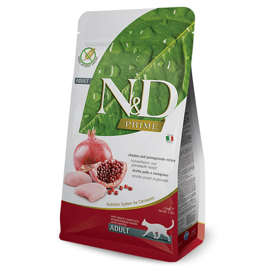 Farmina N&D Prime Chicken and Pommegranate for Adults Dry Cat Food