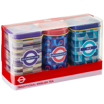 New English Teas - TFL Moquette Mini Tins Triple Pack