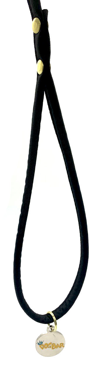 Dog Bar Brass Step-In Nylon Dog Harness w/ Leash