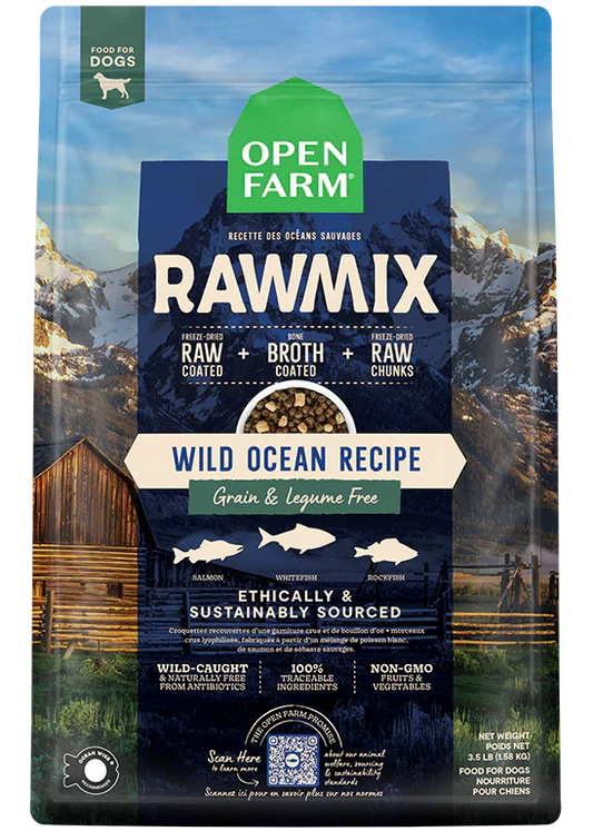 Open Farm Wild Ocean Grain-Free RawMix for Dogs