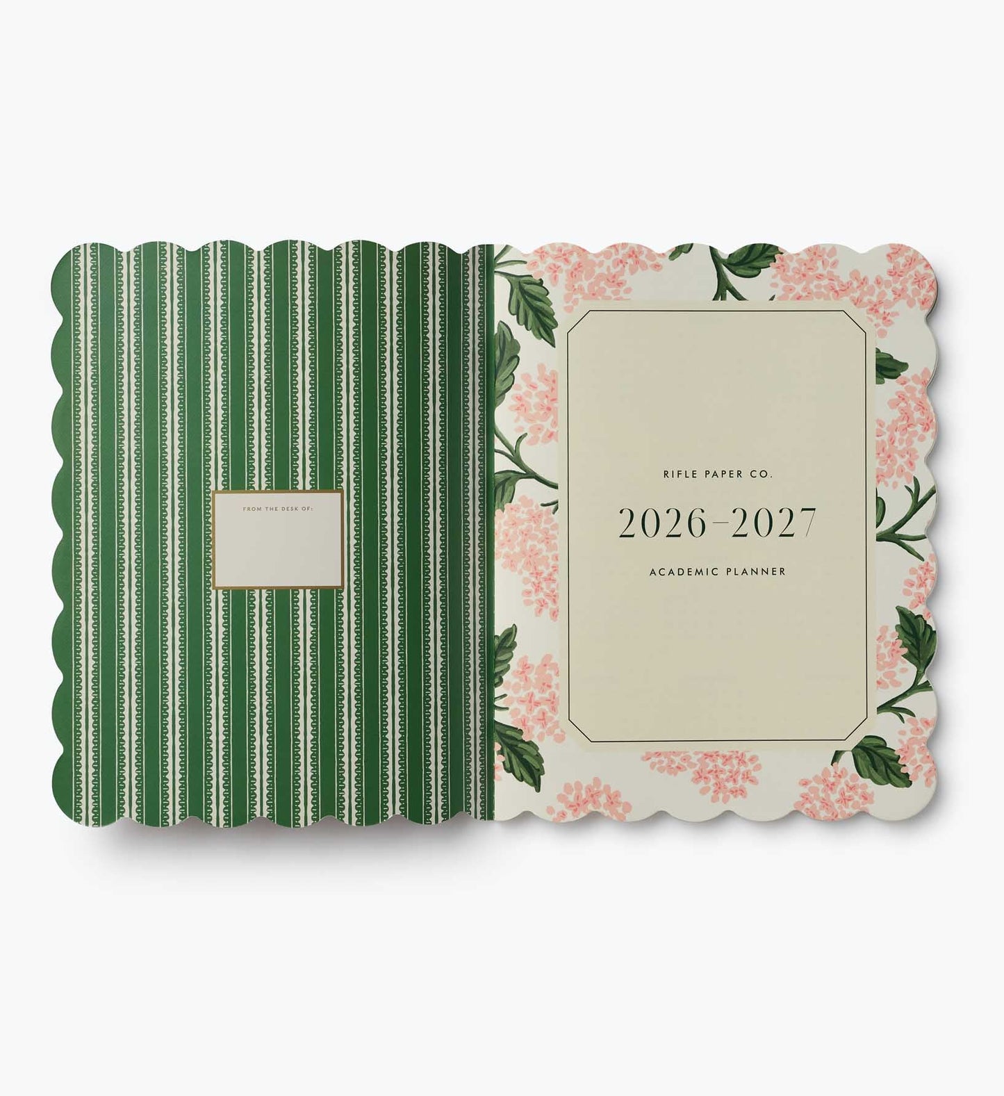 2026-2027 12-Month Academic Appointment Notebook - Pink Hydrangea