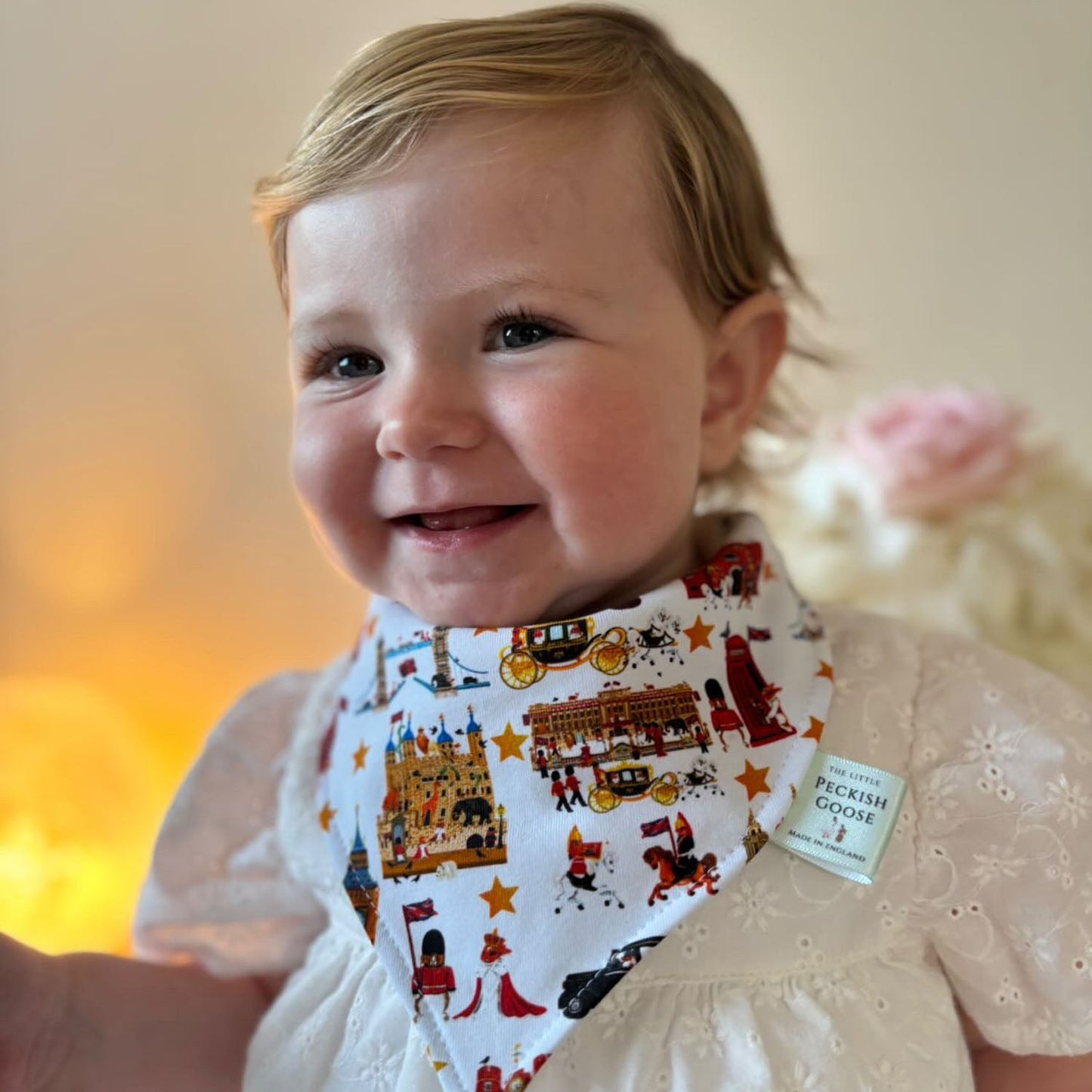 Peckish Goose London Organic Baby Bib