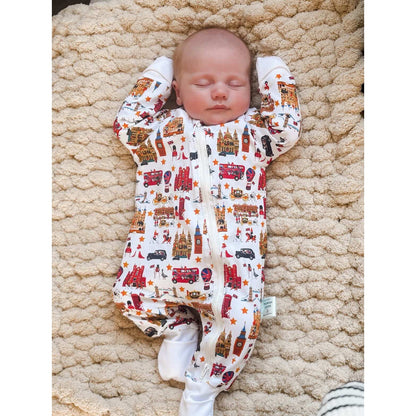 Peckish Goose London Organic Baby Sleepsuit