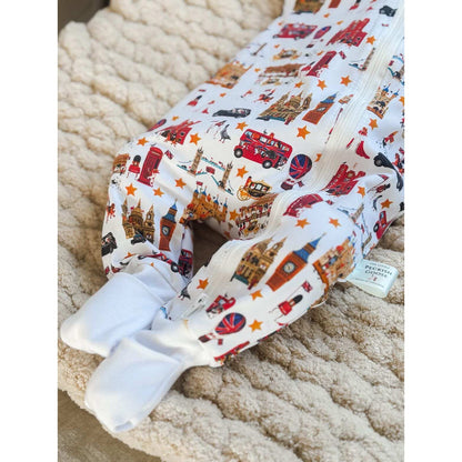 Peckish Goose London Organic Baby Sleepsuit