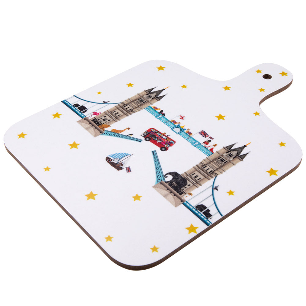 Peckish Goose Tower Bridge Mini Chopping Board